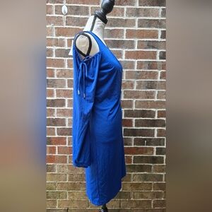 Michael Kors Blue Cold Shoulder Dress